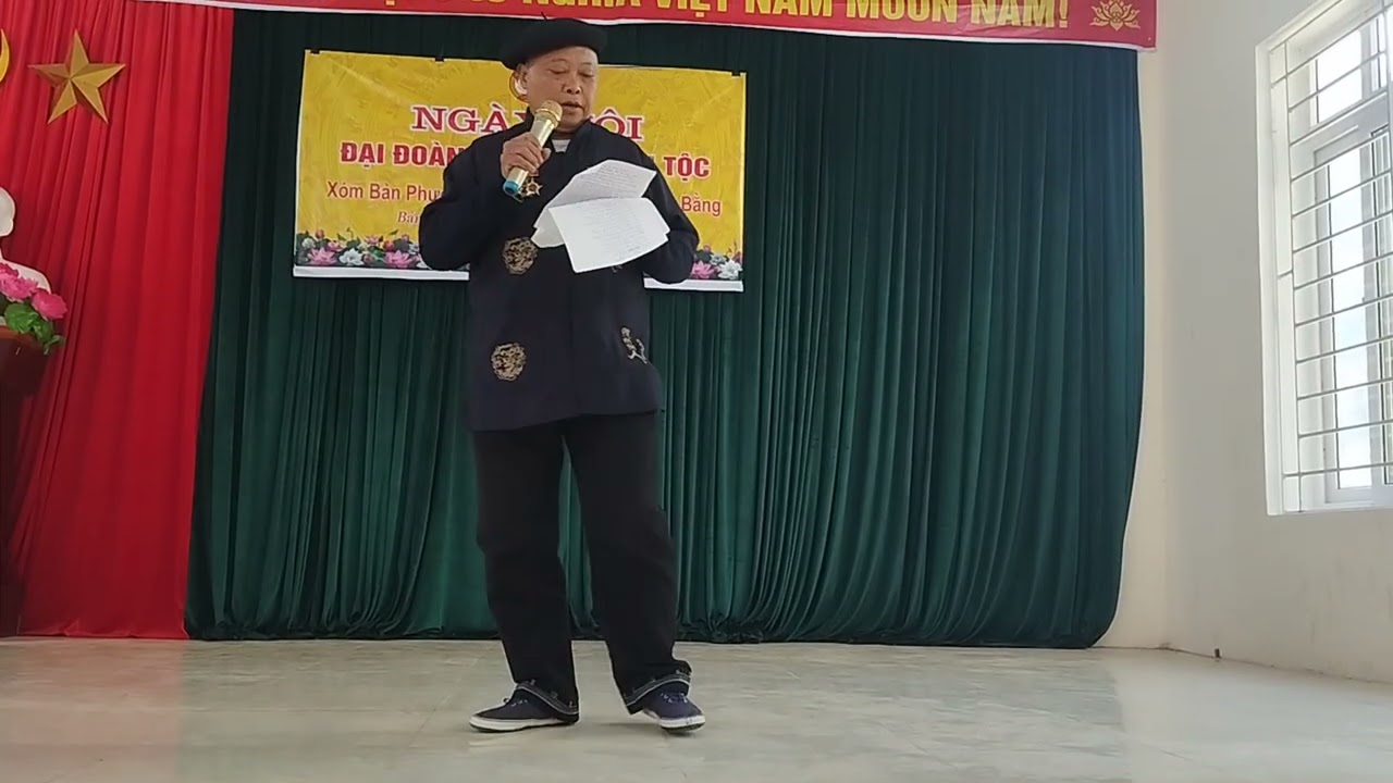 Páo dung mở hội Đại đoàn kết 