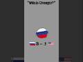 Who is Stronger ? Russia vs USA 💪 #countryballs #russia #usa @HSANIMATIONReturn