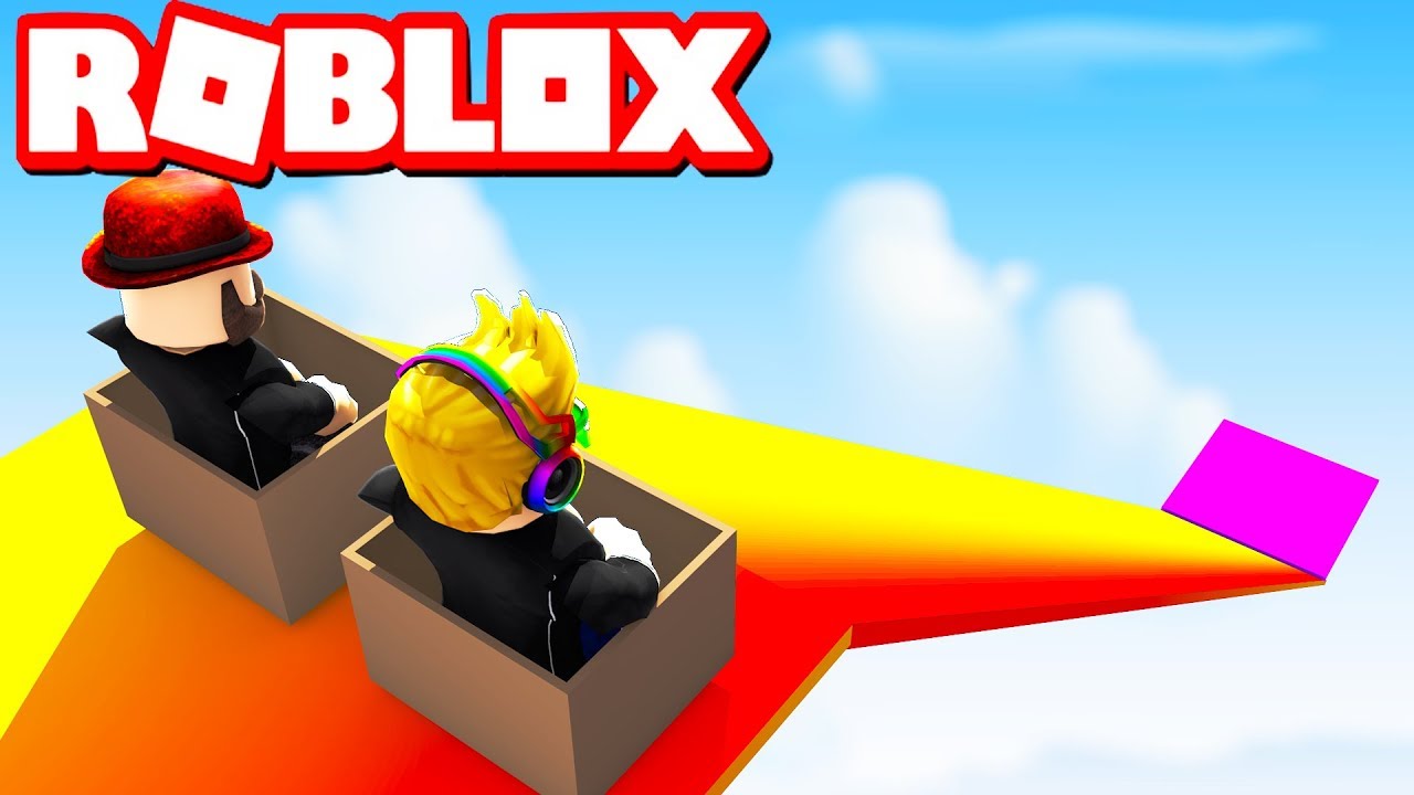 Slide Down 999 999 999 Feet In Roblox Youtube - roblox sliding 9999 feet in a box youtube
