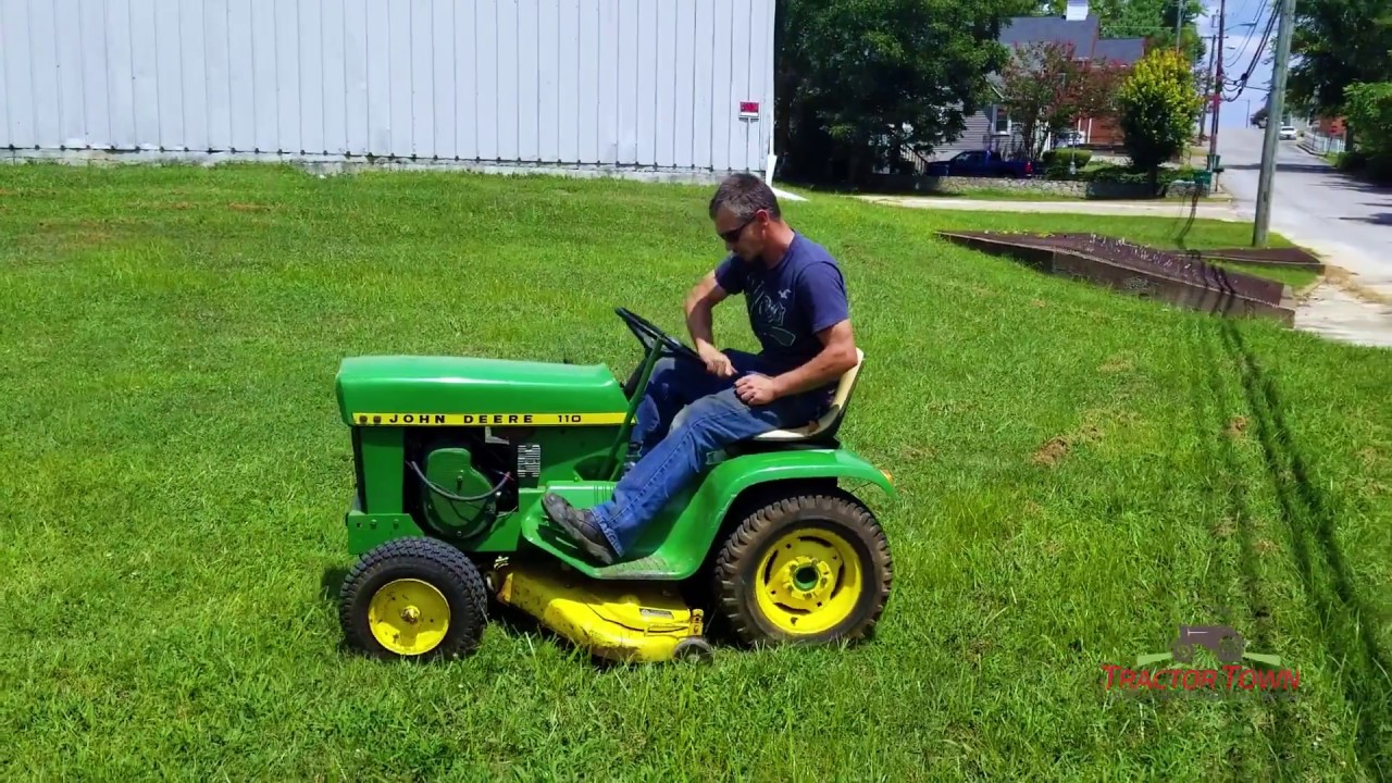1972 John Deere 110 Lawn Mower for Sale in TN YouTube