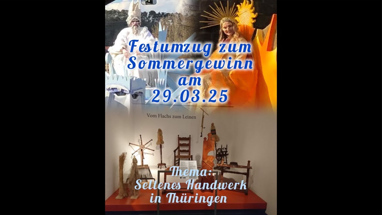Großer Festumzug zum Sommergewinn am 29.03.25 in Eisenach
