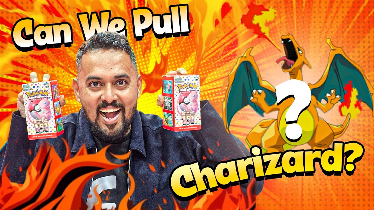 Набор бустеров Pokémon 151 за 10 000 рупий | Нам выпал Чаризард? | Comic Con Delhi