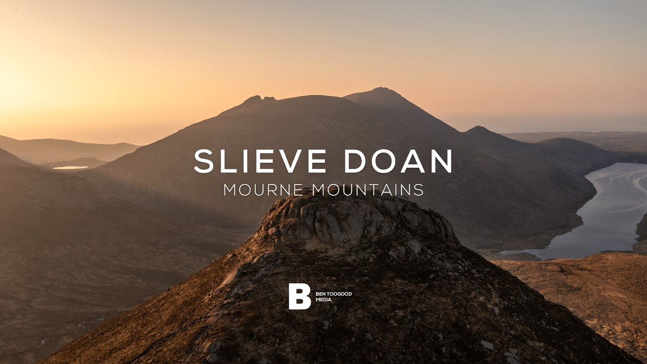 A Sunrise at Doan, Mourne Mountains - 4K Aerial Footage - DJI Mavic 2