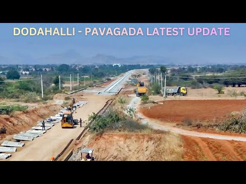 DODAHALLI - PAVAGADA - TUMKUR NEW LINE JAN UPDATE | 90% WORK DONE | CRS by MARCH | Indian Railways