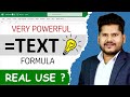 Are You Properly Using TEXT FORMULA in Excel ? Excel Formula Tutorial