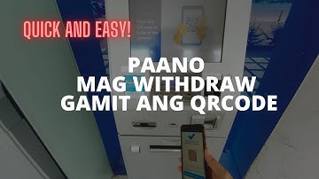 How to Withdraw in ATM using QRCode | BDO Cardless Withdrawal
