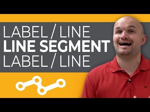 Vidéo: Comment étiqueter un segment de ligne ?