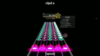 I hit insane Guitar Hero patterns without missing