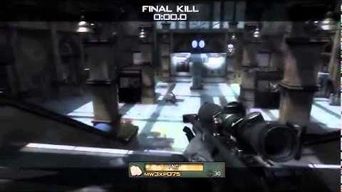 First Mw3 Quickscope killcam + Color correction