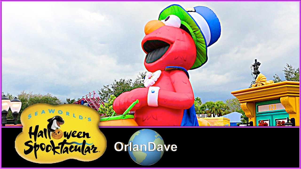 Sesame Street Halloween FULL PARADE multicam SeaWorld Orlando