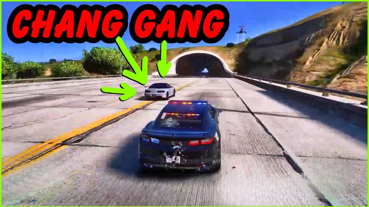 This COP was PROUD to keep up with one of CHANG GANG’s BEST GETAWAY DRIVERS