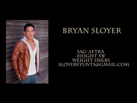 Bryan Sloyer Stunt Reel 2015