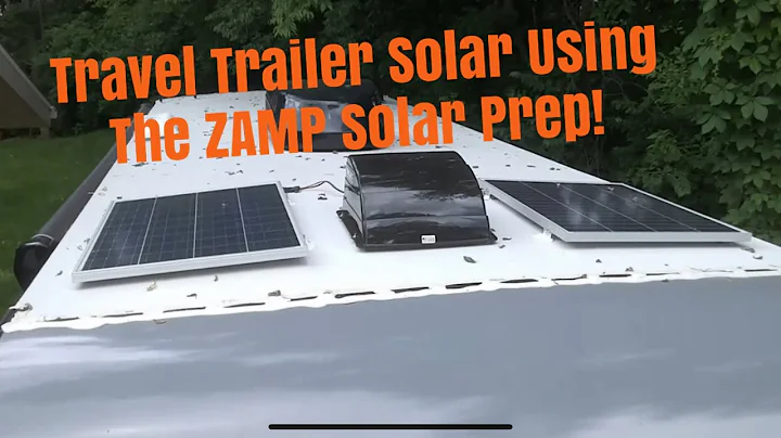 Simple solar install using ZAMP solar prep.
