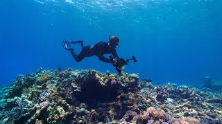 Finding blue holes with Google Maps