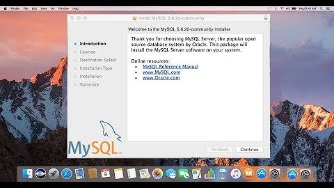 Install MySQL and Set MySQL root user password on Mac OS X