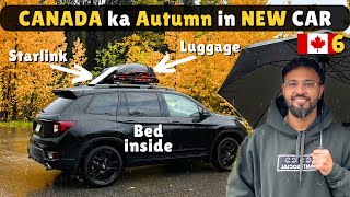 NEW CAR & the Road Trip to YUKON Continues | Canadian Autumn 🍂 | Sunwapta Falls