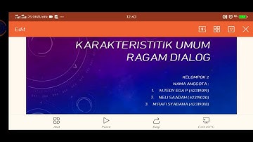 Karakteristik Umum Ragam Dialog - Kelompok 2