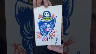 Jesse Black: original cowgirl painting