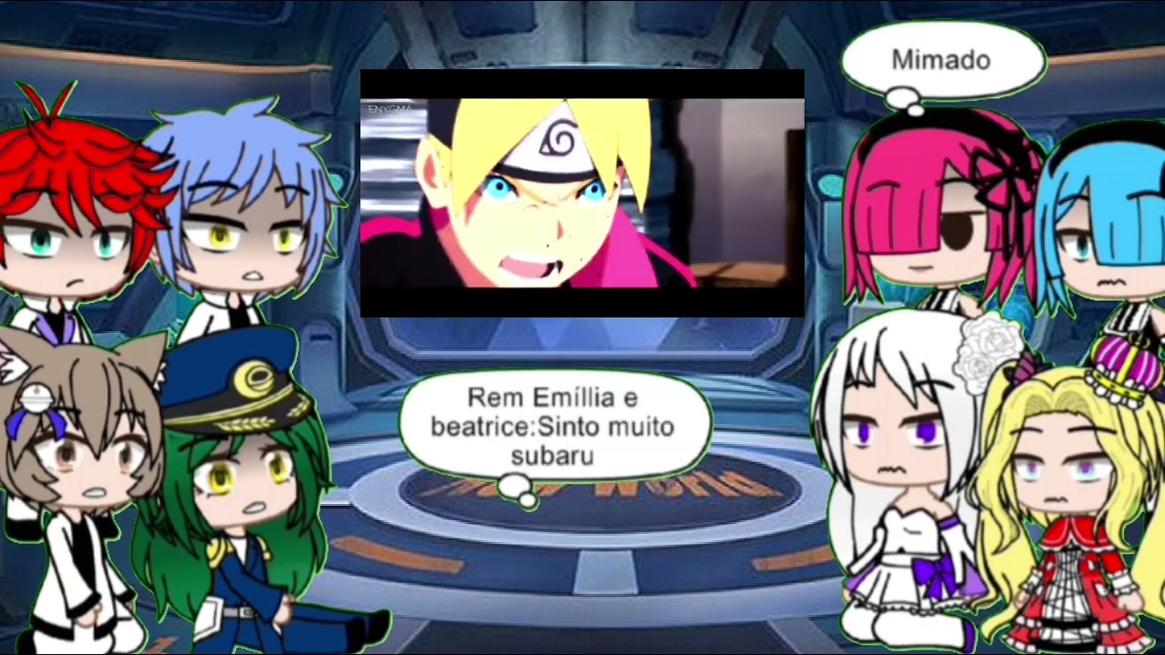 |Re:zero|Reagindo ao |Subaru as Boruto|