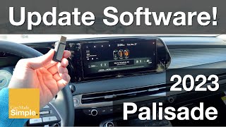 2023 Hyundai Palisade 12.3' Navigation Update Changes | New Radio Screen!