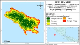 Video Tutorial Cara Membuat Peta Zona Keterpaparan Tsunami dengan Menggunakan Software Arcgis screenshot 4