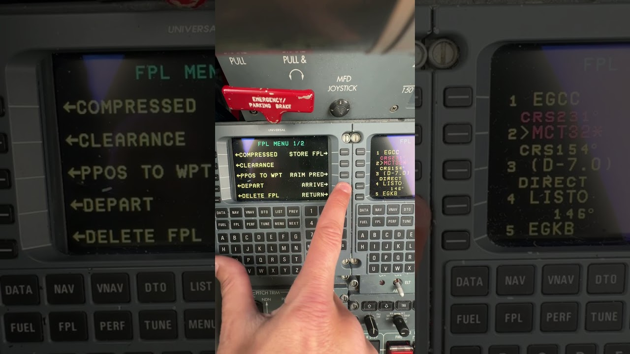 Universal FMS Flight Plan Entry