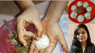 वेज मोमोज रेसिपी | momo banane ki vidhi | how to make veg momo at home | komalvegkitchen