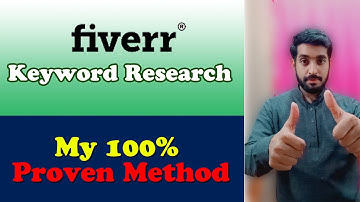 Fiverr Gig Keyword Research and Gig Ranking (2021) | My Secret method to success | Khubaib Ghouri