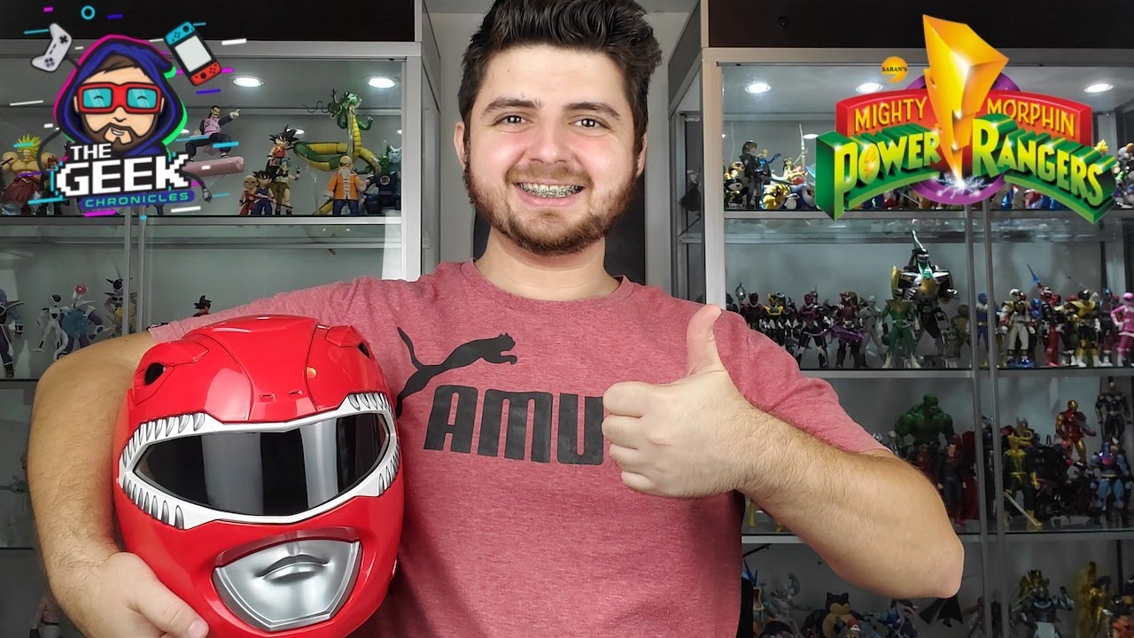 Tormento Erudito saltar Casco Red Ranger Lightning Collection Mighty Morphin Power Rangers Review  en Español - YouTube