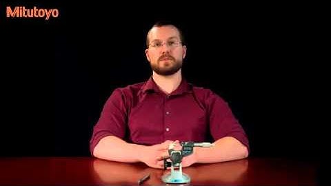 V Anvil Micrometer Demo   Mitutoyo America