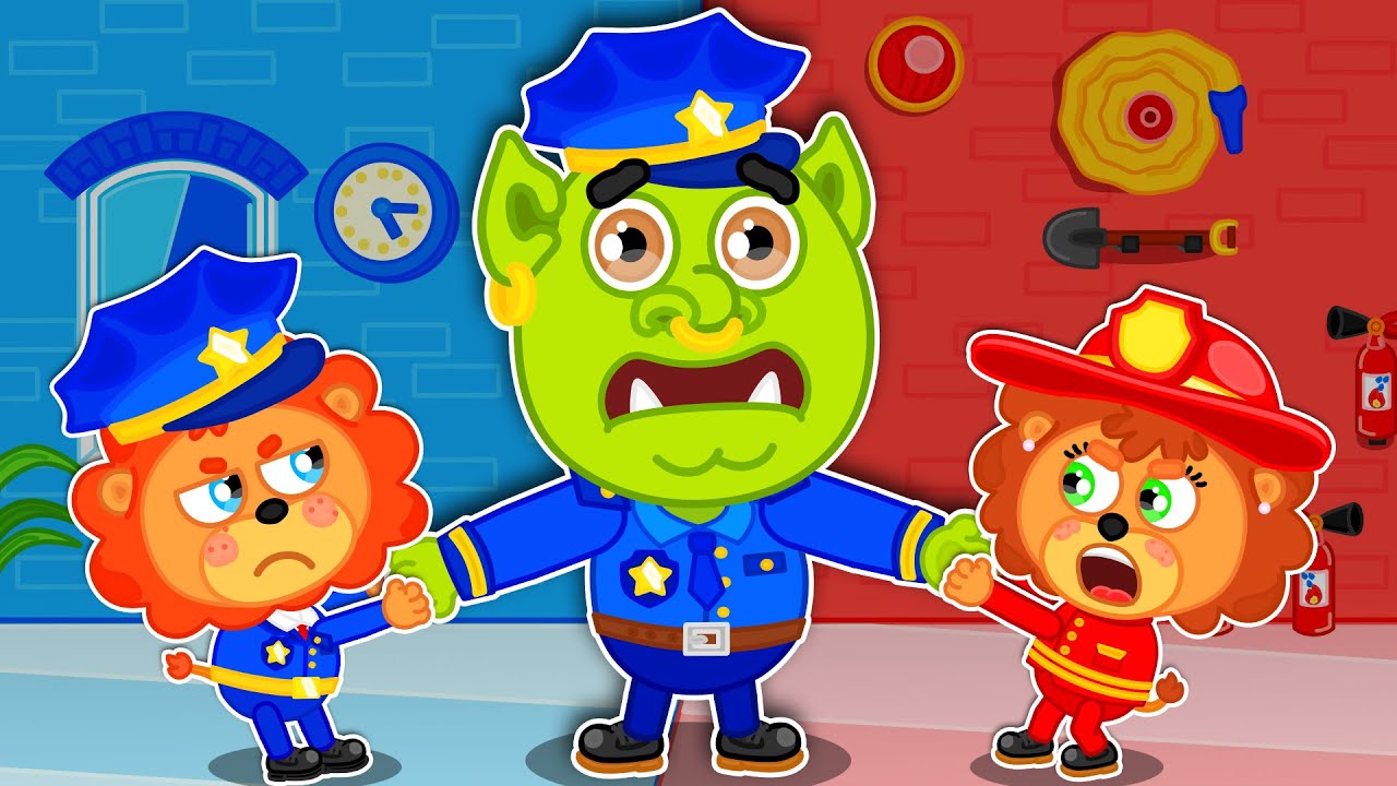 Pequeño Leon | Delitos falsos | Dibujos animados | Video Para Niños