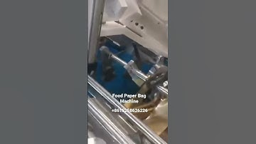 High Speed B220 Food Paper Bag Making Machine stable running 200pcs/min in customer’s factory