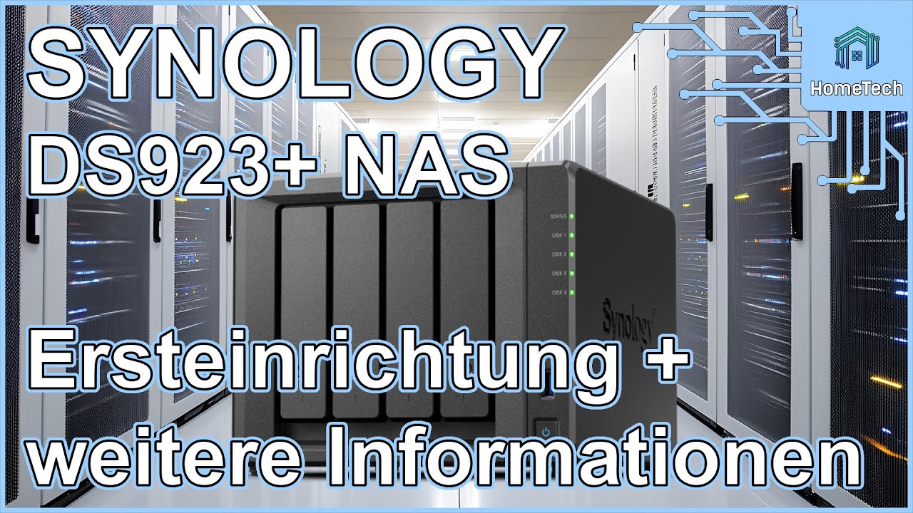NAS SYNOLOGY DS923+ Ersteinrichtung + weitere Infos 2/2 - YouTube