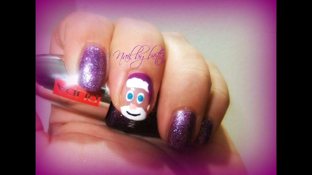 3. Holiday Nail Art Ideas with Santa Claus - wide 6