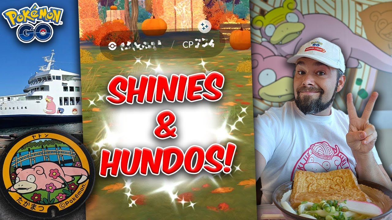 Ловля шайни и хундо в японском городе Слоупоков! (Pokémon GO)