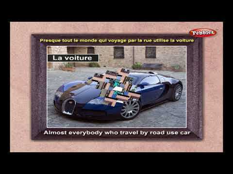 Learn French Vehicles, Technology | Learn French Through English | French Beginners | Pebbles Kids