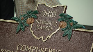 Ohio Historical Marker unveiled at former headquarters of CompuServe in Upper Arlington