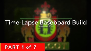 Hillcot Model Railway - Time-Lapse Baseboard Build - Part 1 (Nov 2019)