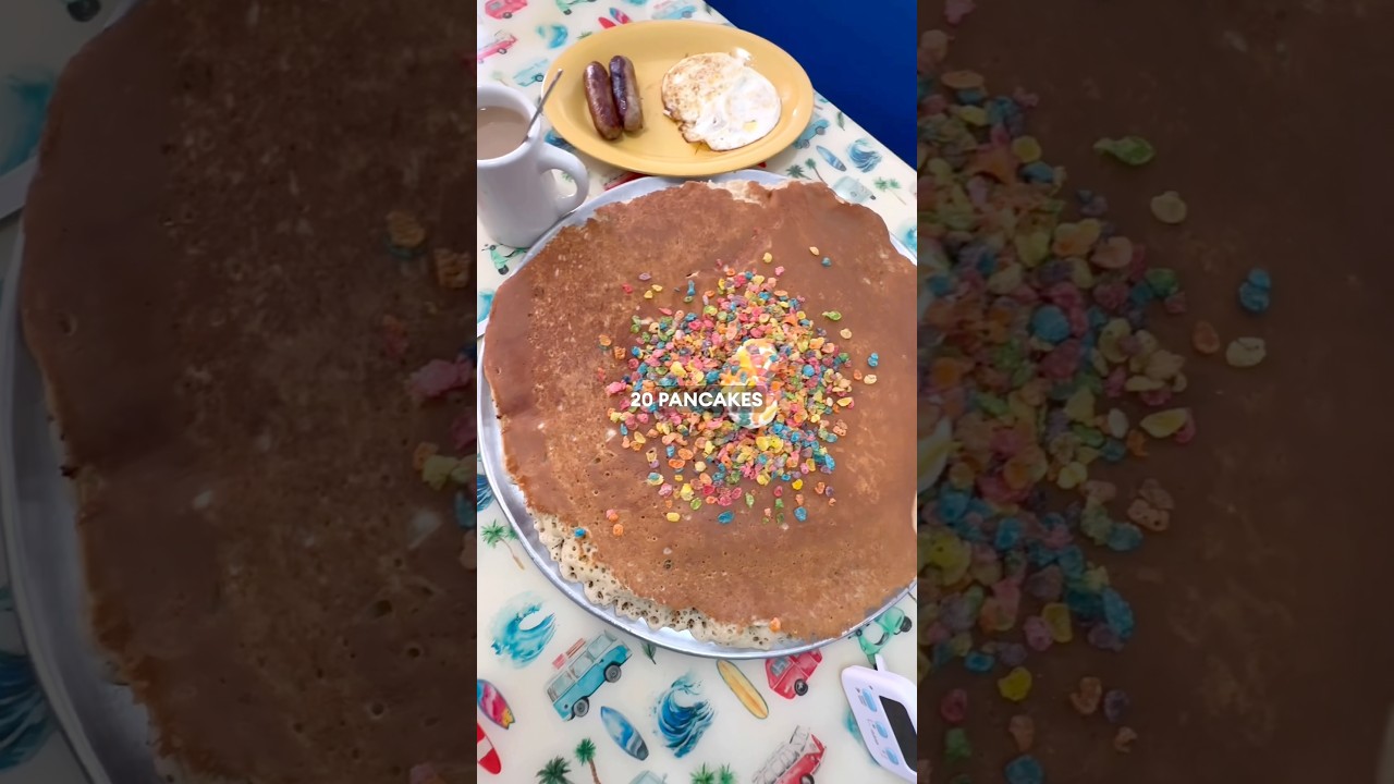 😭😭 #pancakechallenge #foodchallenge #eatingchallenge #mukbang #foodie #foodies #cheatmeal