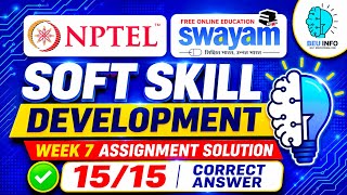 SOFT SKILL DEVELOPMENT WEEK 7 ASSIGNMENT SOLUTION | NPTEL | SWAYAM | BEU screenshot 3