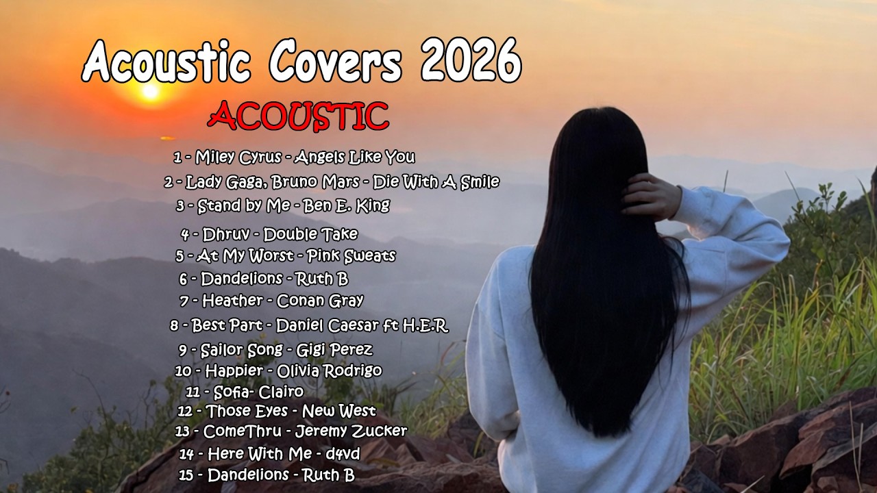 Top Trending Acoustic Songs 2026 ✨ Best Acoustic Cover Playlist with Lyrics