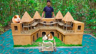 Build Mud House For Guinea pig And Build Fish Pond to Raising Redfish by Wilderness TV 419,378 views 9 months ago 12 minutes, 8 seconds