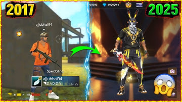 FREE FIRE PLAYERS 2017 vs 2025😱🔥 -para SAMSUNG,A3,A5,A6,A7,J2,J5,J7,S5,S6,S7,S9,A10,A20,A30,A50