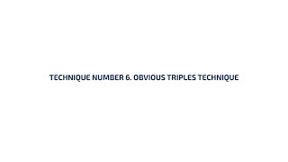 Obvious triples technique 6/14 — Escape Sudoku
