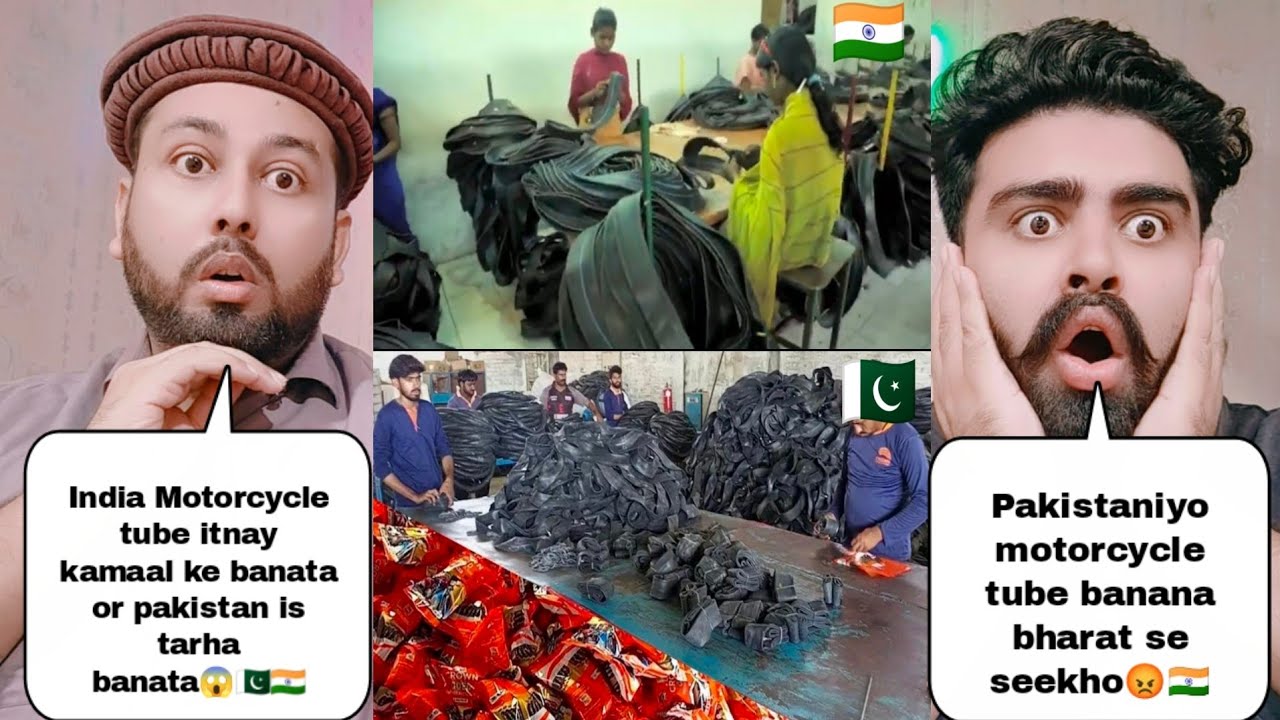 India Motorcycle Tube Making Vs Pakistan Motorcycle Tube Making 