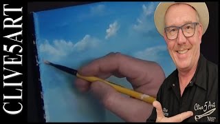 Celebrity Easy Clouds, Acrylic painting for beginners,#clive5art Net Worth