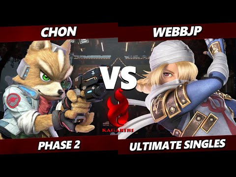 Kagaribi 13 - Chon (Fox) Vs. WebbJP (Sheik) Smash Ultimate - SSBU