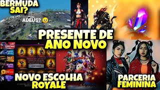 PRESENTE DE ANO NOVO, PARCERIAS FEMININAS, SAÍDA DO BERMUDA, EVENTO ONE PUNCH CHEGANDO E MAIS FF