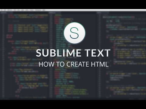 #2. Создаем первый html файл Sublime text 2 / How to create html in Sublime text 2