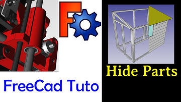 FREE CAD TUTO:  Hide parts
